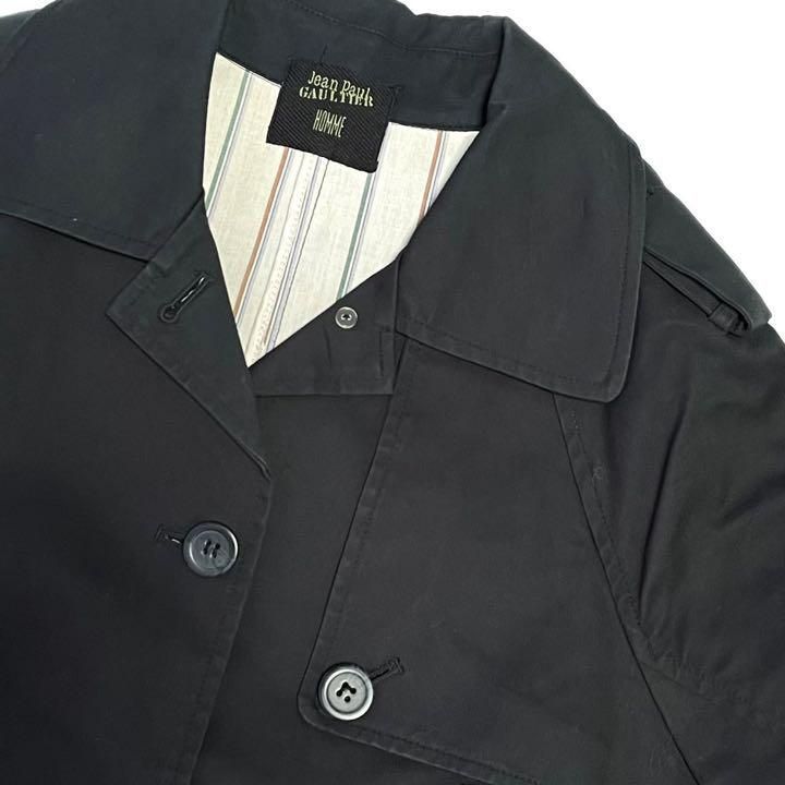 Jean Paul Gaultier ジャンポールゴルチェ トレンチコート 黒