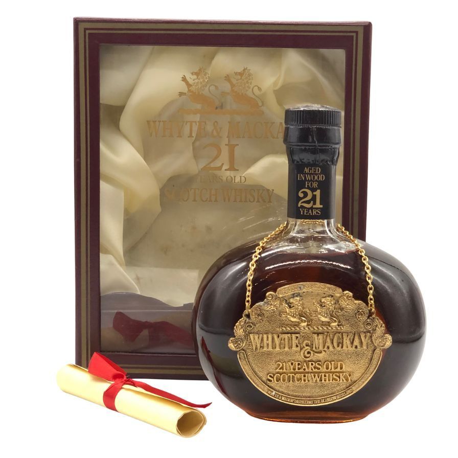 【未開封】WHYTE&MACKAY ホワイトマッカイ 21年 43％　750ml 未開封】WHYTE&MACKAY ホワイトマッカイ 21年 43％ 750ml - メルカリ