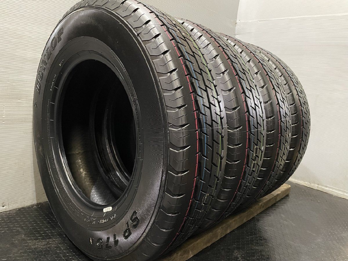 ハイエース、キャラバンDUNLOP 195/80r15新車外4本2023年製 ダンロップ 195/80R15 美品 DUNLOP ハイエース 4本 セット