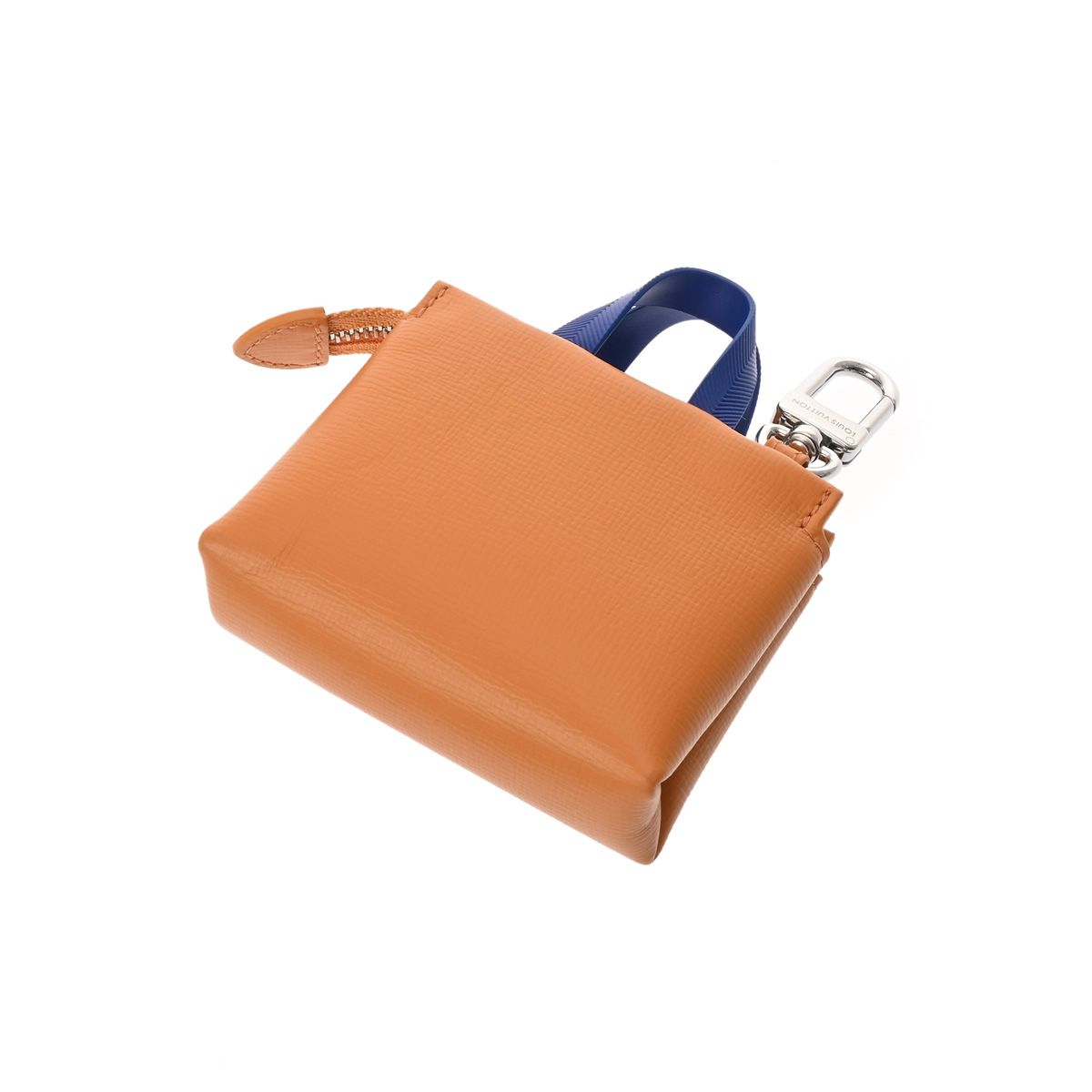 新同 ルイヴィトン バッグチャーム LV ミニ ショッパー オレンジ M 02699 レディース メタル キーホルダー