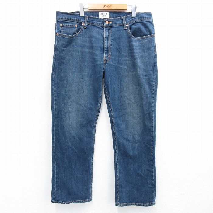 W39/古着 リーバイス Levis ジーンズ メンズ ヒゲ 大きいサイズ