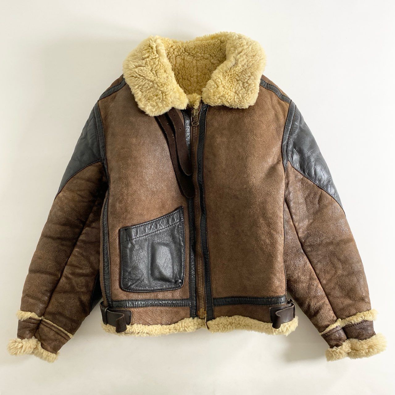 Golden Bear 大戦 B-3 ムートンフライトジャケット USA製 短丈 B-3 