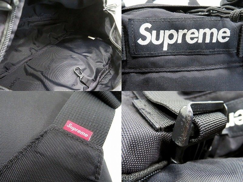 s24g-1355k 【中古】Supreme シュプリーム waist bag ウエスト