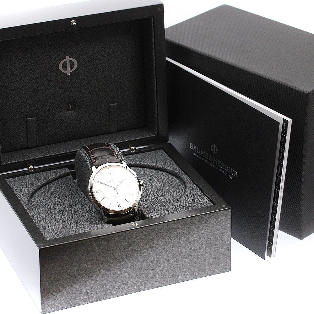 ボーム&メルシェ Baume - Mercier 65773 クラシマ デイト 自動巻き メンズ き_911275