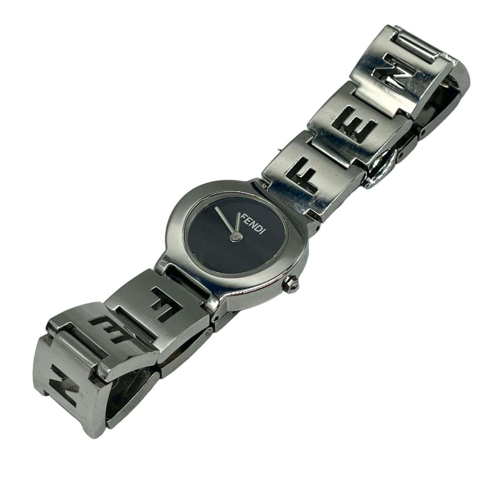 FENDI 3050L 黒文字盤　レディース腕時計　電池交換済み