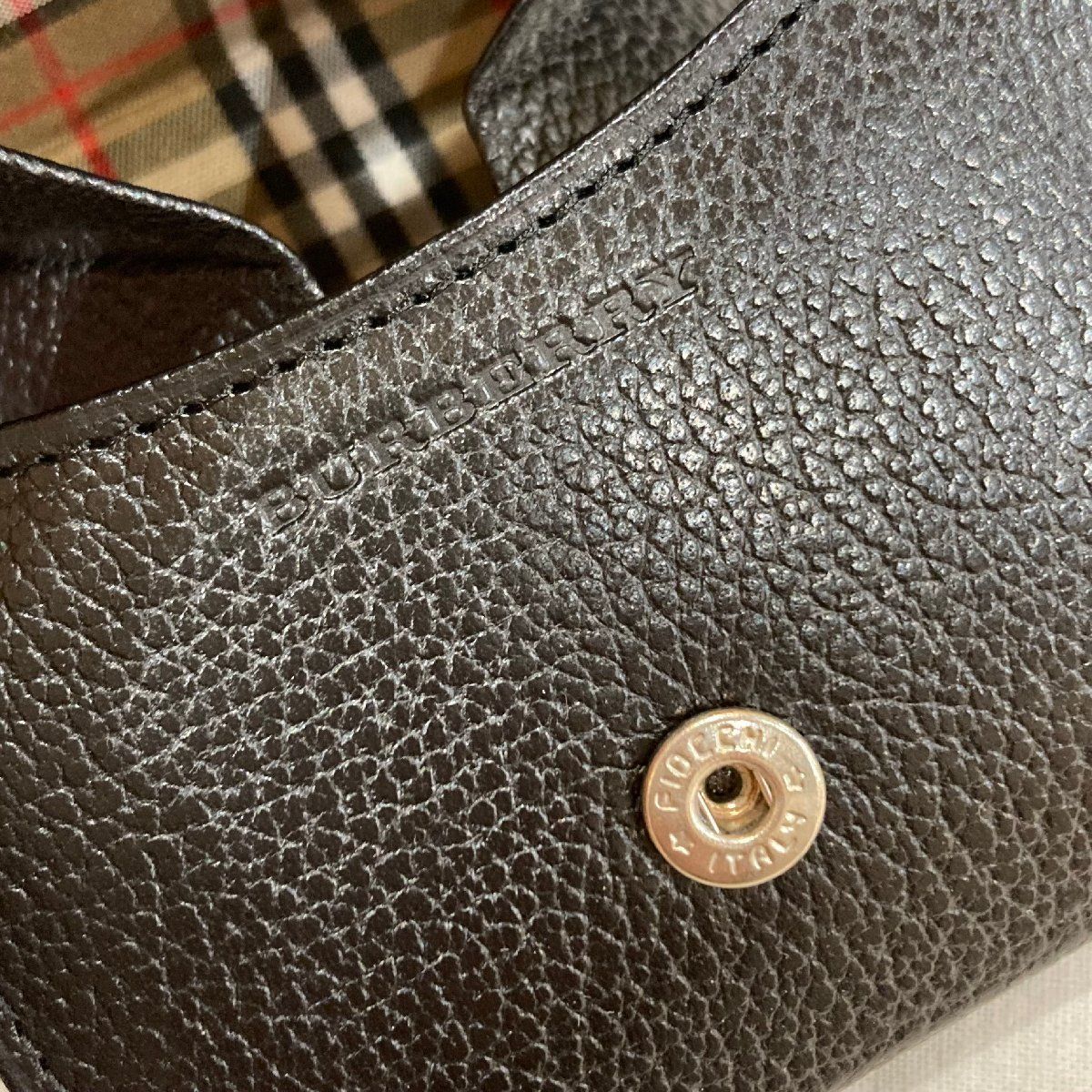 未使用保管品 ○バーバリー/BURBERRY○コインケース レザー