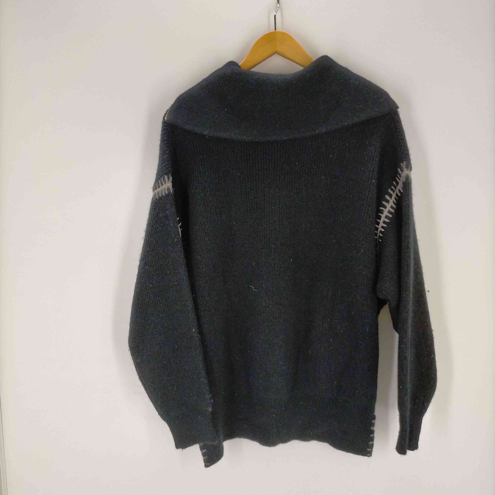 ウジョー Ujoh 22AW HALF ZIP CROCHET KNIT PULLOVER メンズ 2 - メルカリ