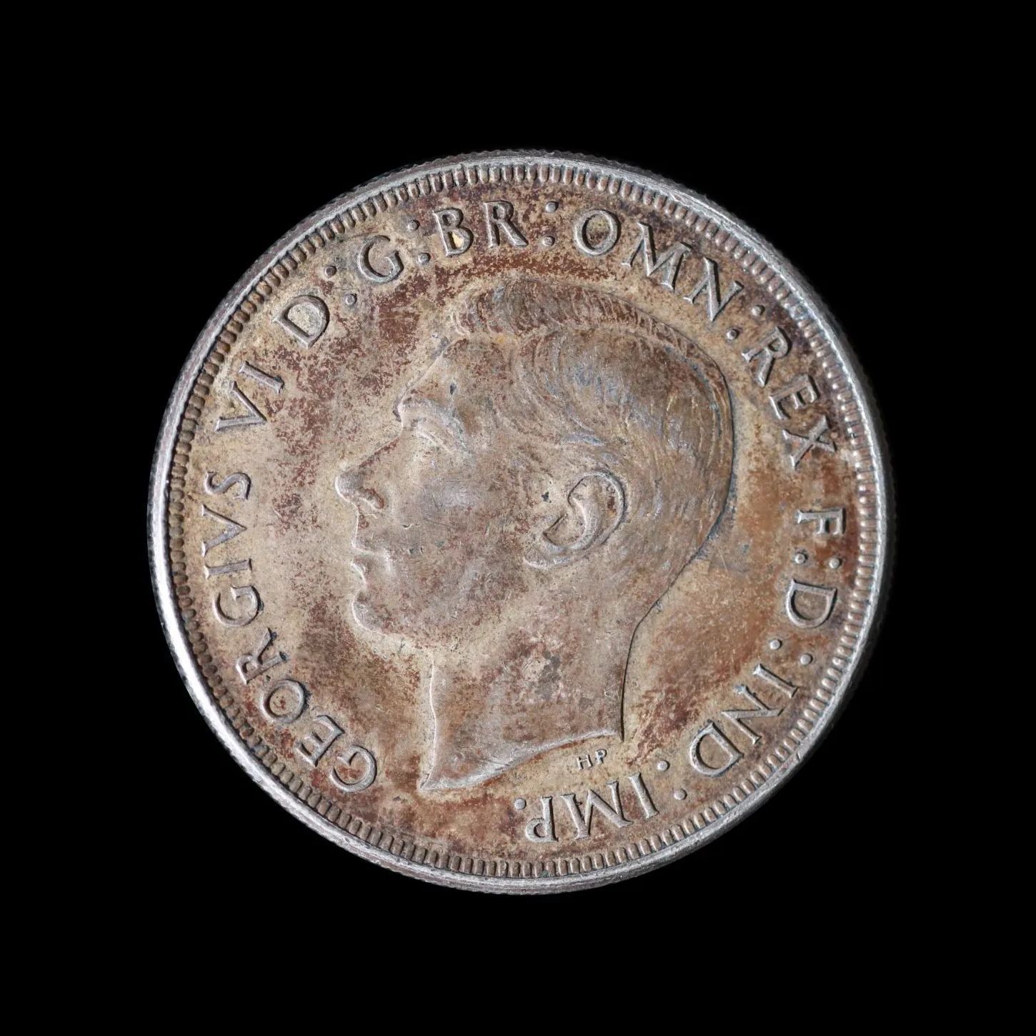 AUSTRALIA オーストラリア ジョージ6世 1936 52 Crown 1937年 クラウン 銀貨