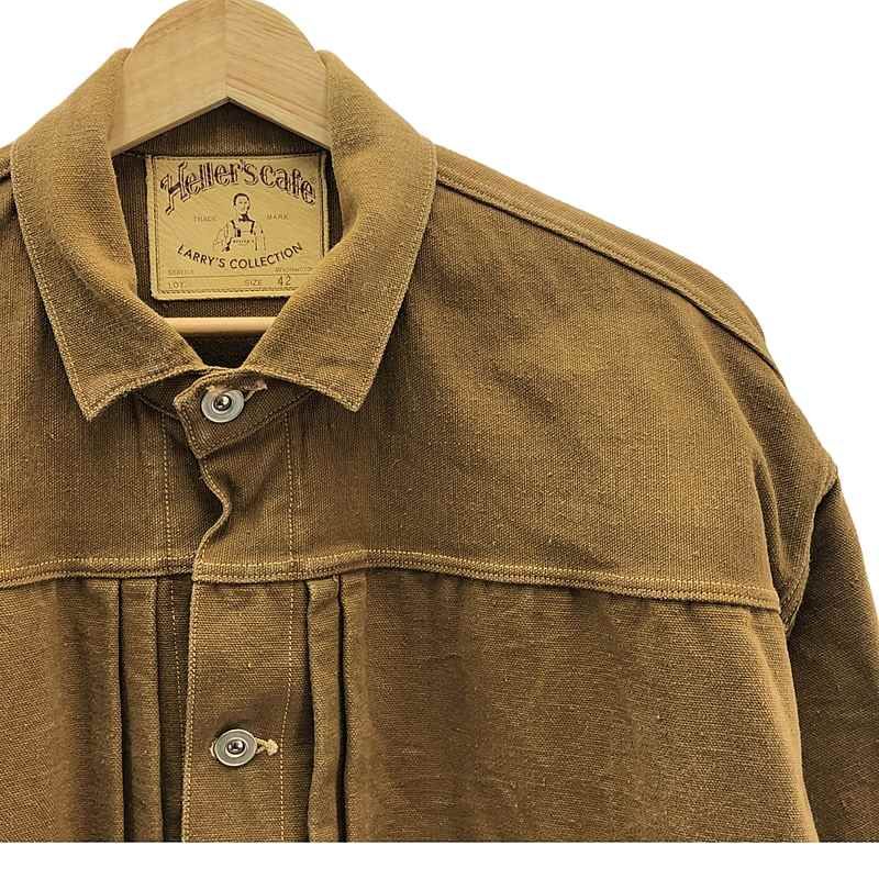 WAREHOUSE HELLER'S CAFE ブラウンダックジャケット 42 HELLER'S CAFE[ヘラーズカフェ] ブラウンダックジャケット