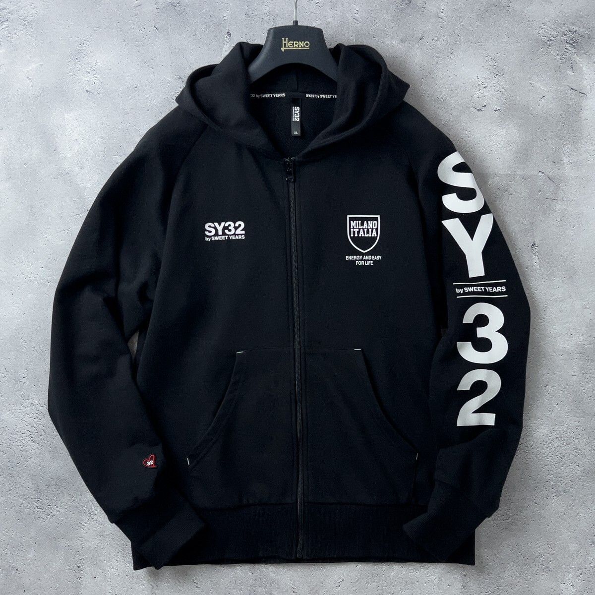 SY32 by SWEET YEARS / スウェット 上下 セットアップ ジップ フーディ 