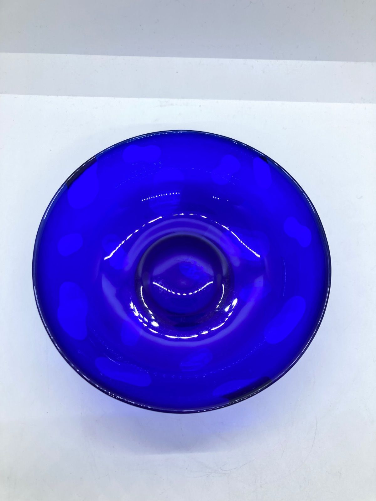 新品】月夜野工房 ガラスのうつわ 青 ブルー ガラス うつわ 器