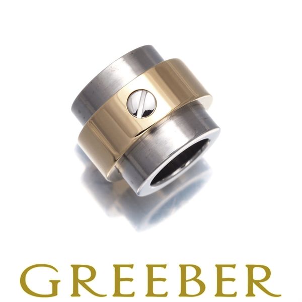 カルティエ ペンダントトップ サントス100 K18YG|SS 保証書 177840