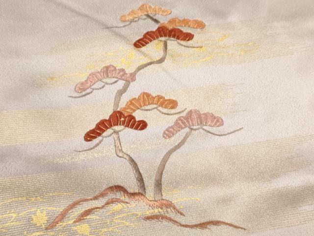 平和屋着物○訪問着 鹿の子文 まるやま扱い 正絹 逸品 CAAW3974vf