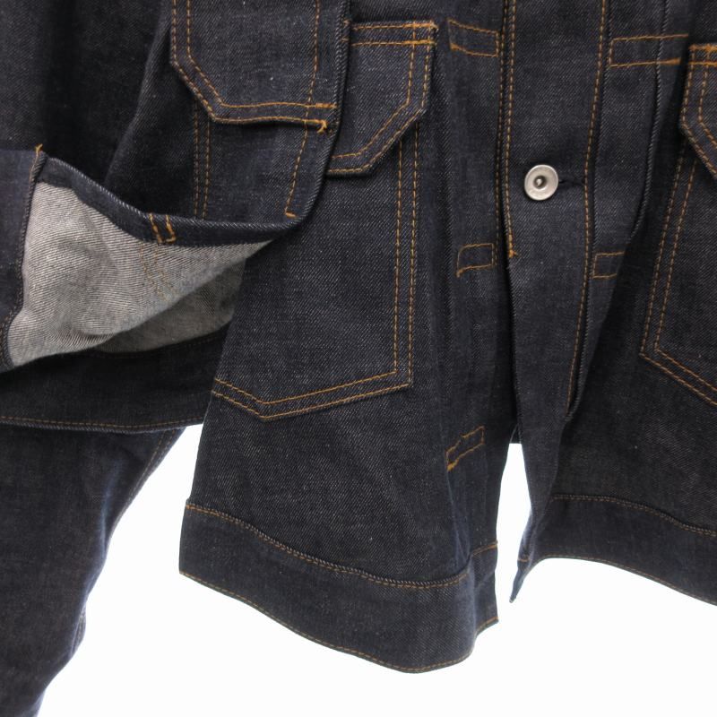サカイ sacai 美品 24AW Denim Jacket デニムジャケット Gジャン