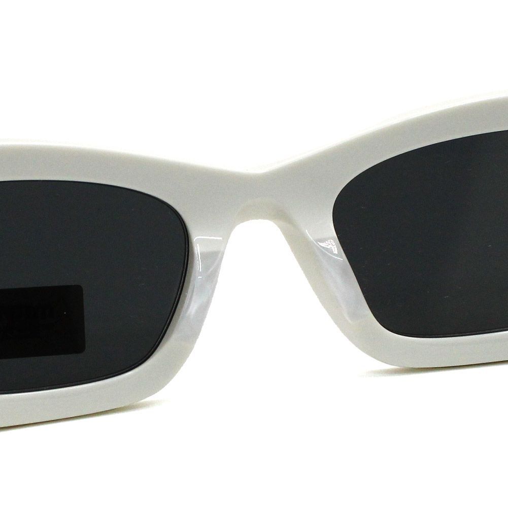Miu Miu ホワイト サングラス ホワイト Miu Miu サングラス | 正規品保障SmartBuyGlasses