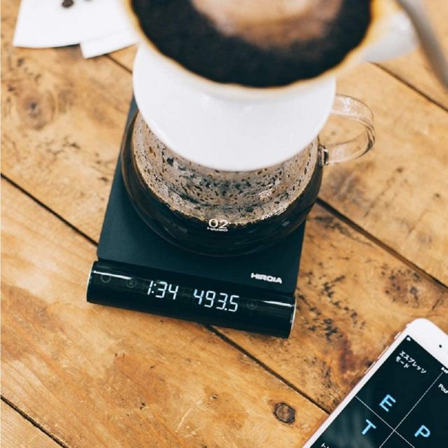 HARIO ハリオ コーヒースケール ジミー 計量範囲0 2000g ブラック EQJ-2000-B 珈琲 計量 SmartQ JIMMY Bluetooth エスプレッソ