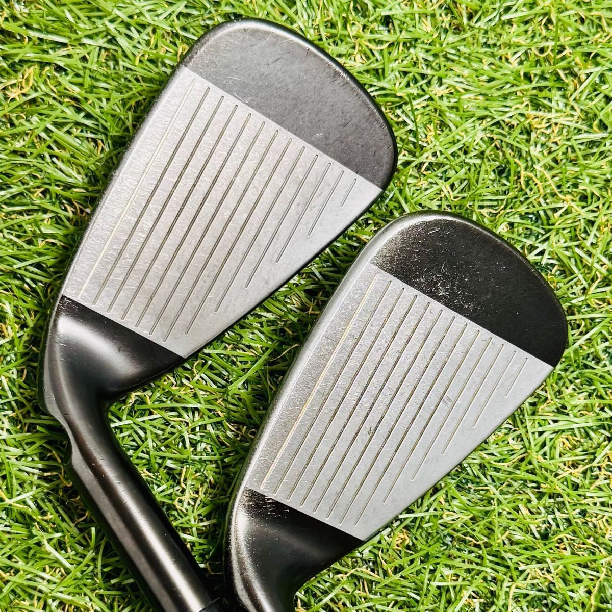 良品】初心者推奨 ピン G710 黒ドット メンズアイアンセット 5本 S