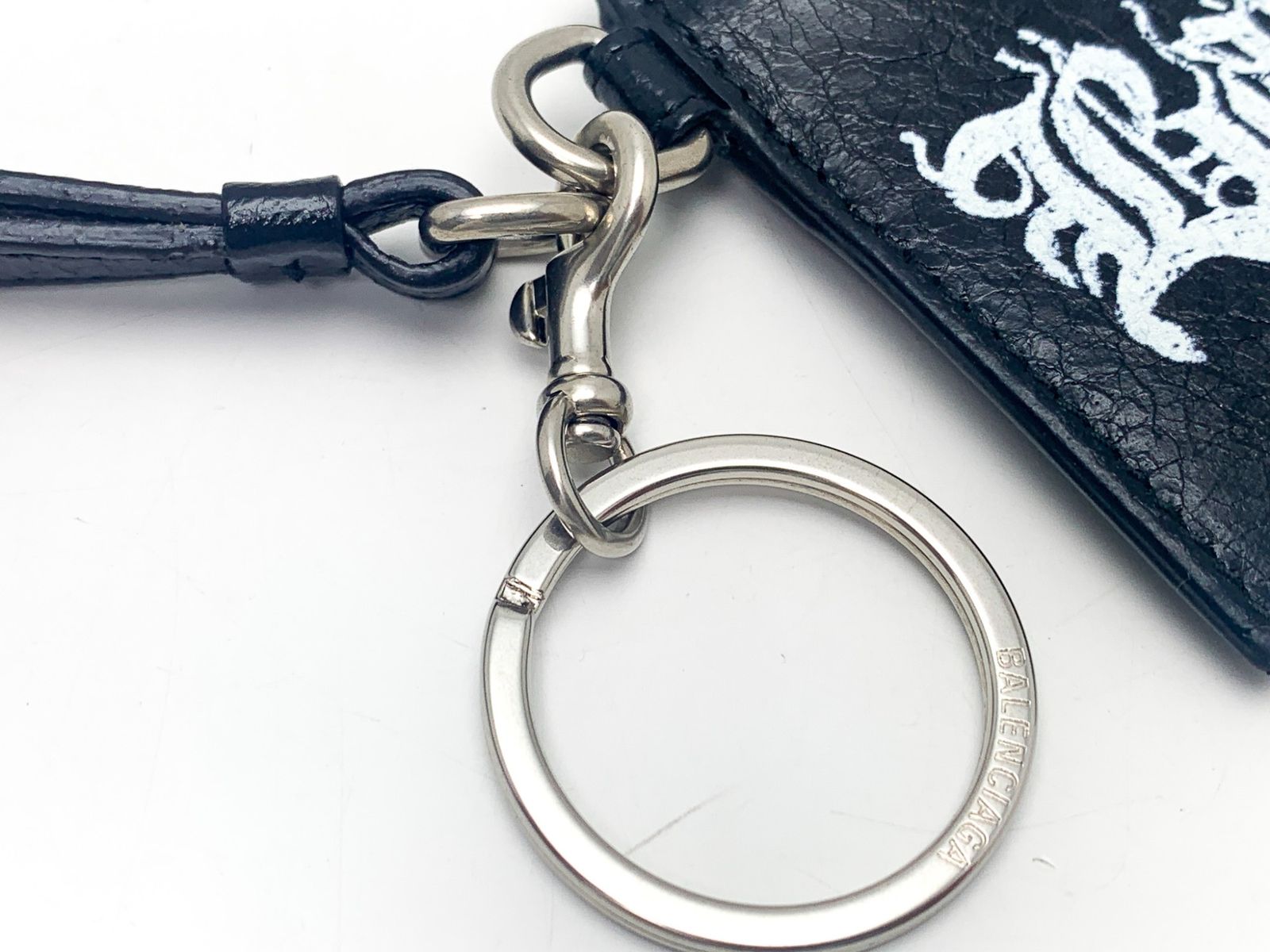 BALENCIAGA バレンシアガ ネックストラップ付き カード&コインケース  