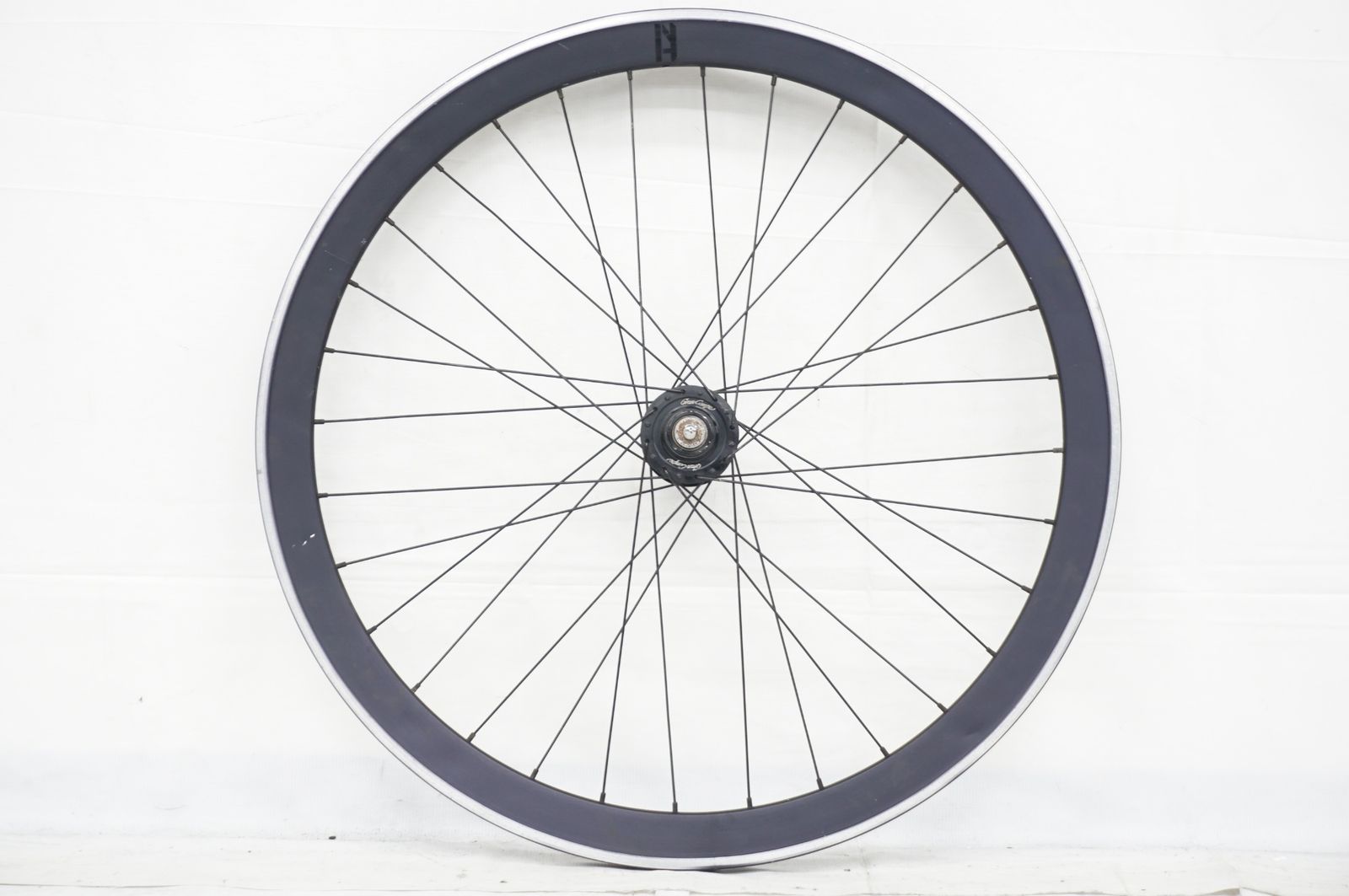 H PLUS SON リム + GRAN COMPE HUB BLACK リア H PLUS SON 「エイチ