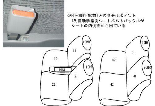 CLAZZIO クラッツィオ カスタムオーダー シートカバー ダイハツ ムーヴカスタム LA100S / LA110S H25(2013)/1〜H26(2014)/11 ED-0694 | 車 シート カバー 保護 カーシート 汚れ 防止 対策 DIY