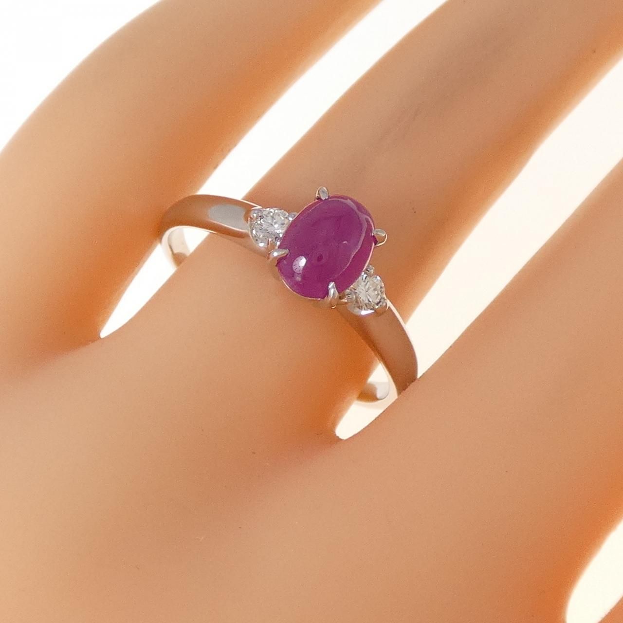 PT900 ルビー リング 1.48CT - メルカリ 