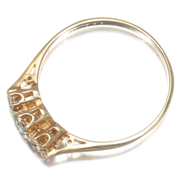 ダイヤ ダイヤモンド シングルカット 1985 イギリス リング K9YG  