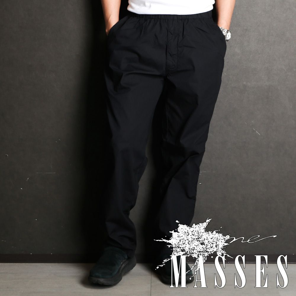 【MASSES/マシス】PANTS PLAIN - Black / トラウザー / 1241037【メンズ】【送料無料】