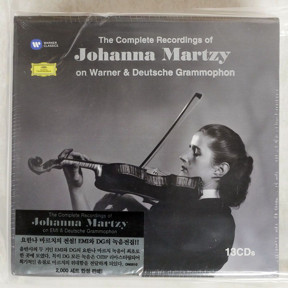 韓国盤 JOHANNA MARTZY/COMPLETE RECORDINGS OF JOHANNA MARTZY ON WARNER & DG/WARNER CLASSICS DN0010 CD