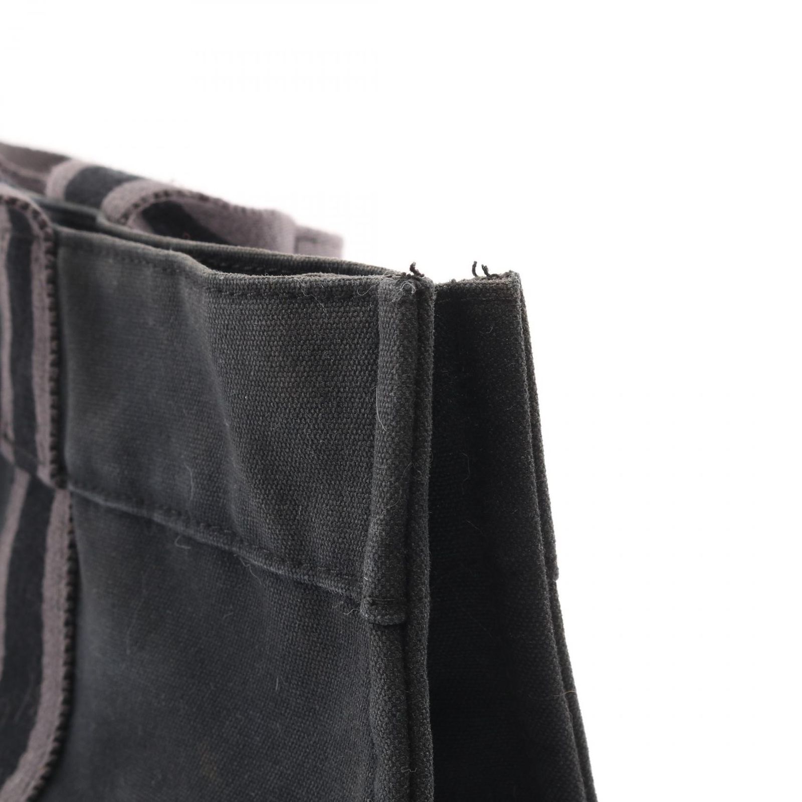 エルメス HERMES トートバッグ フールトゥMM ブラック キャンバス