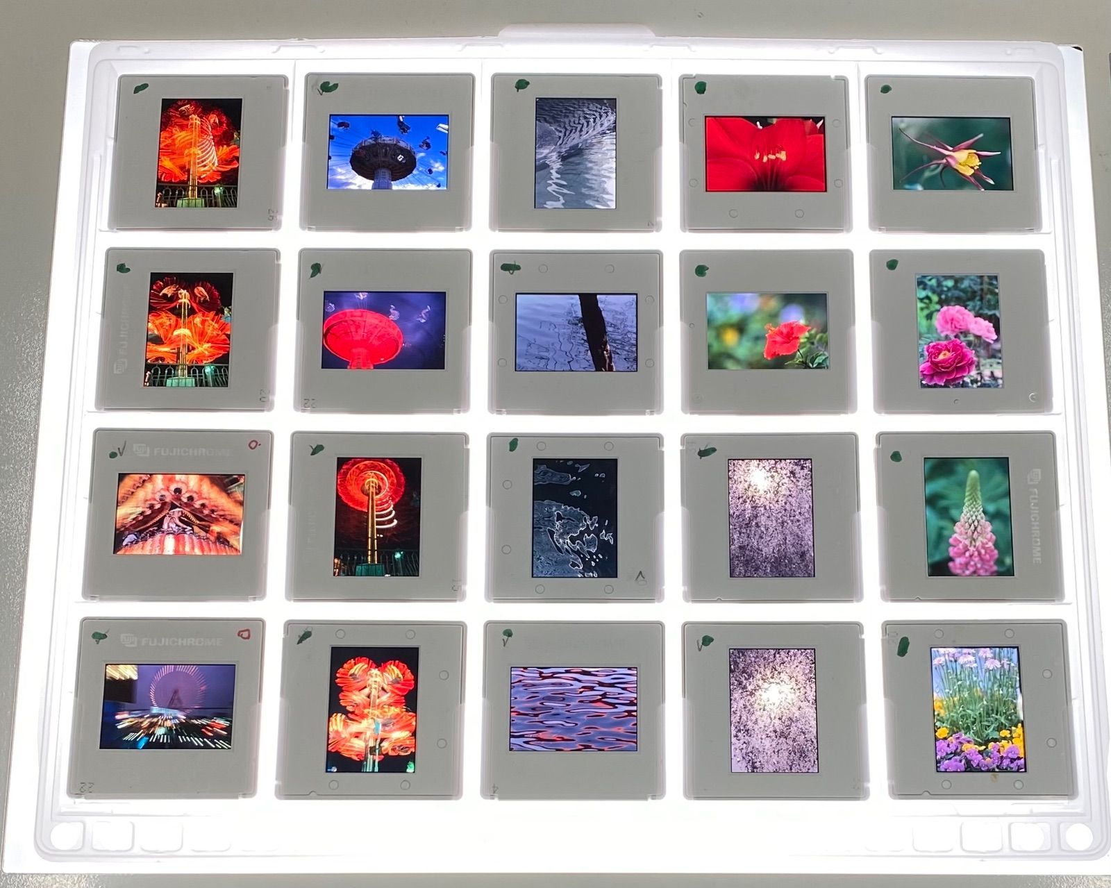 ポジフィルム スライドフィルム スライドマウント 計100枚 写真