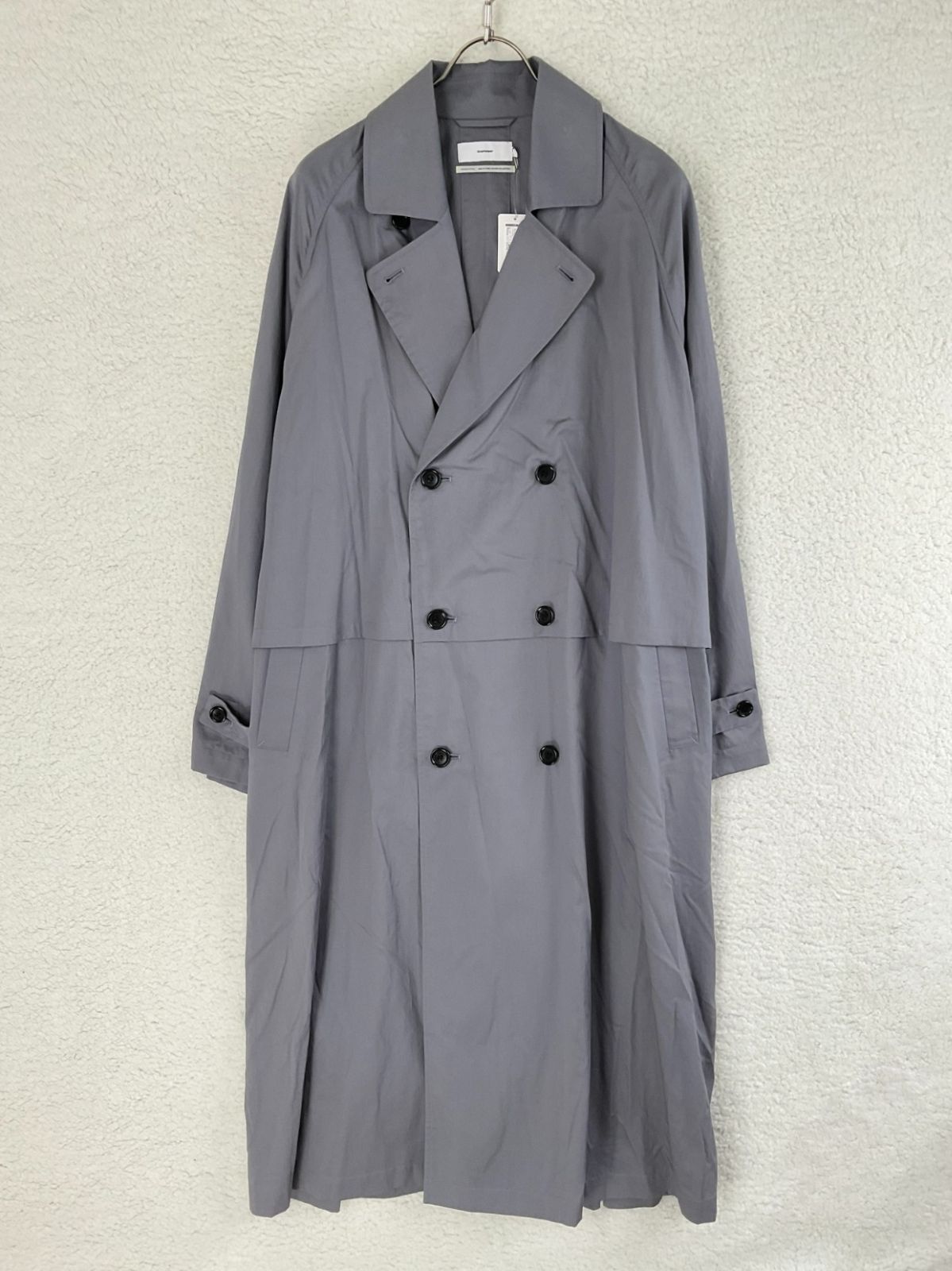 未使用 graphpaper グラフペーパー 2 グレー Silicon Poplin Cape