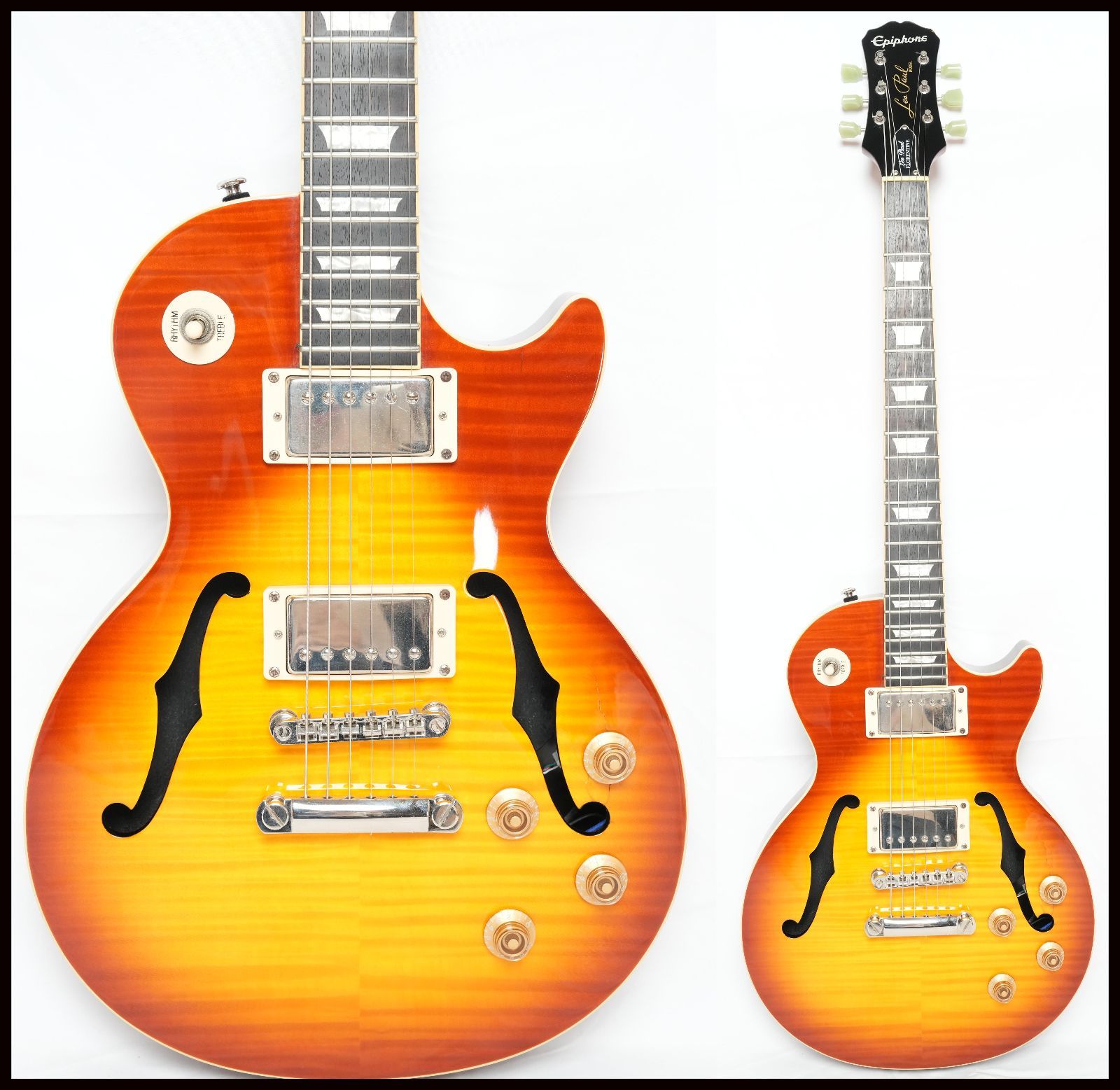 美品 Epiphone Les paul Florentine ☆Epiphone by Gibson☆Les Paul Standard FLORENTINE PRO Ice Tea