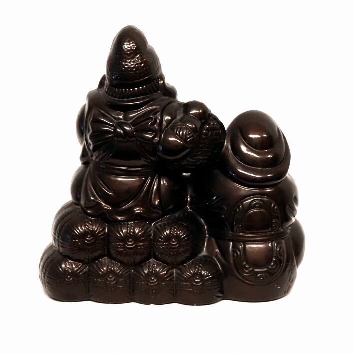 寿光・大黒・恵比寿・置物・縁起物・No.190714-33・梱包サイズ