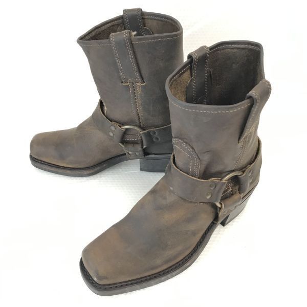 【正規品格安】FRYE フライ リングブーツ 黒 size 6 made in USA 靴