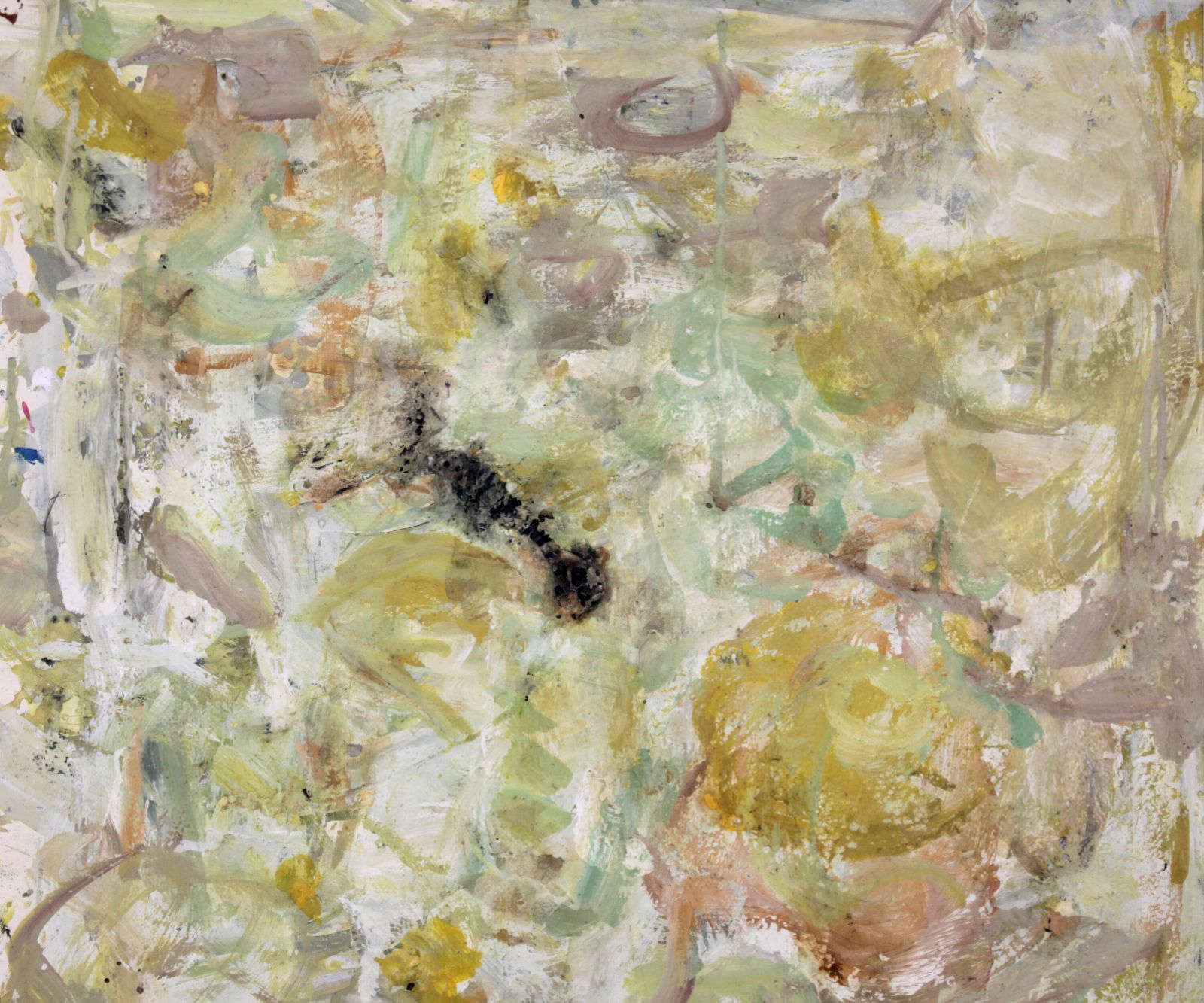 八木保次 「黄のリズム」 油絵・油彩画 絵画 E5_85_AB_E6_9C_A8_E4_BF_9D_E6_