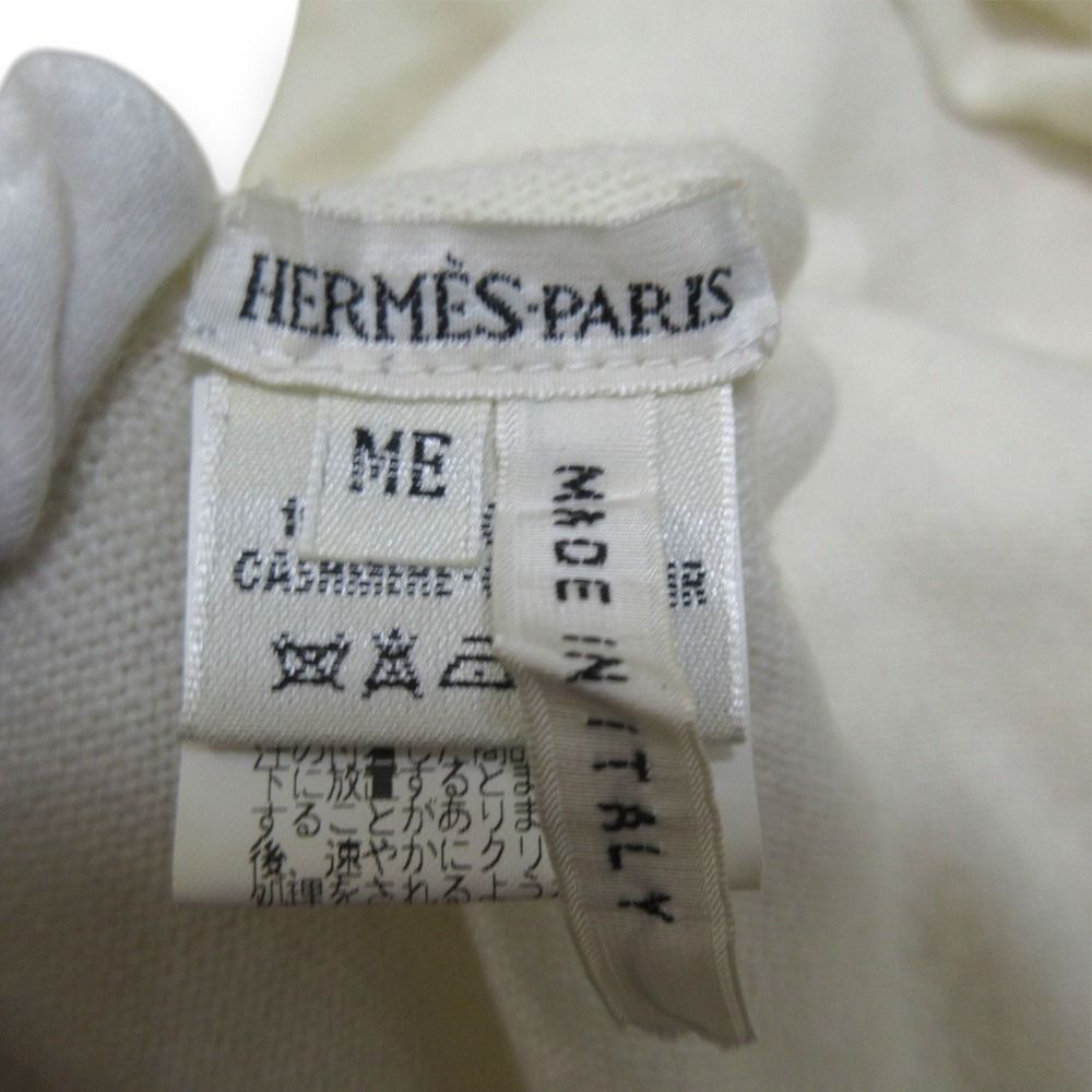 良品 HERMES エルメス マルジェラ期 カシミヤ100％ ノースリーブ