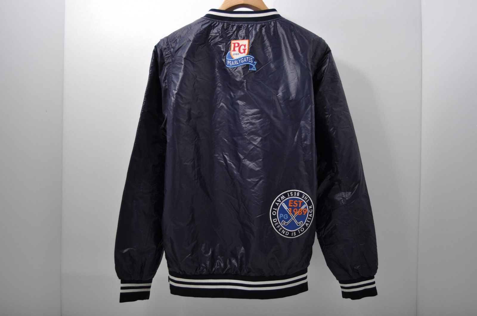 中古 メンズ パーリーゲイツ PEARLY GATES ジャケット 5(L) 赤×紺 長袖