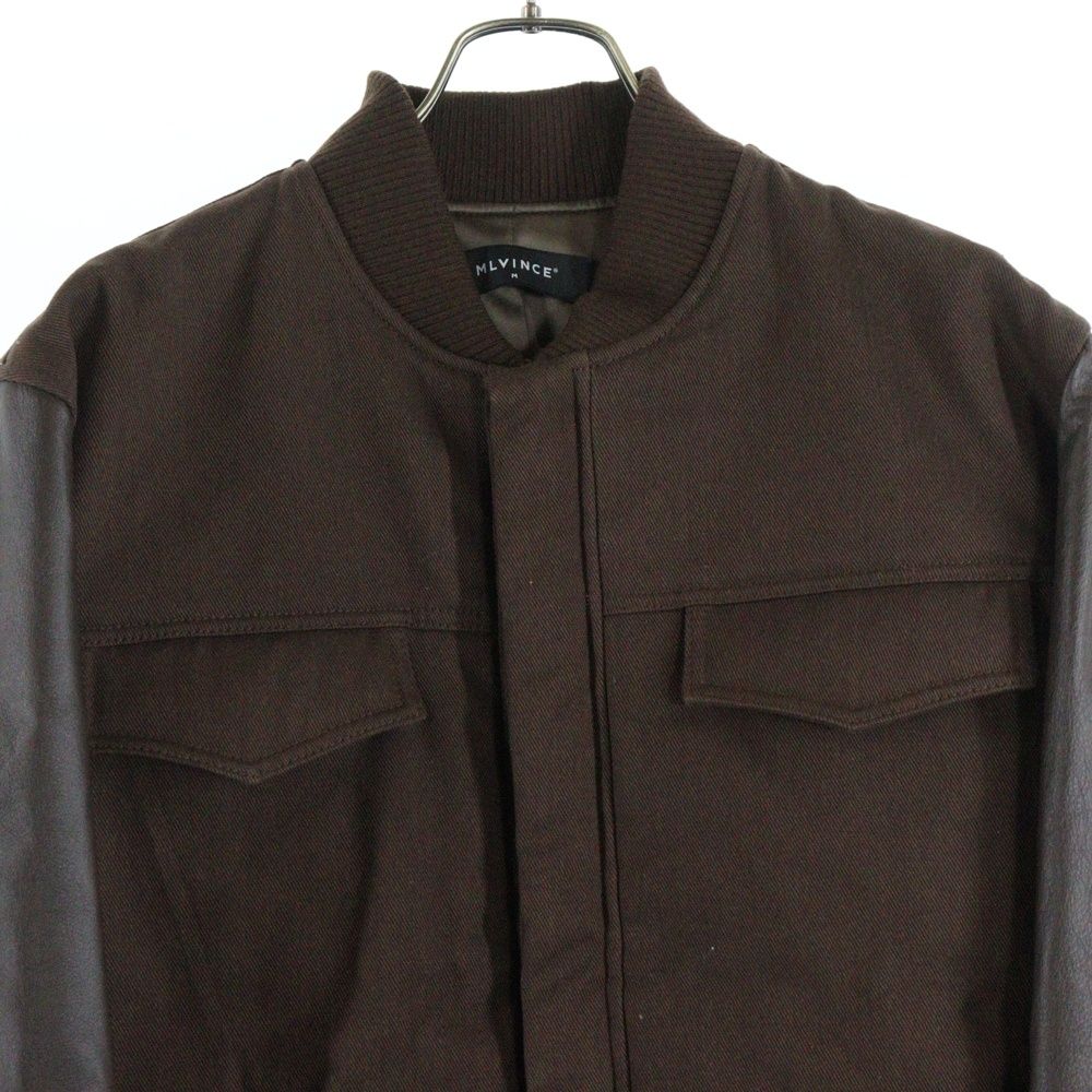 ジャケット・アウター MLVINCE beringer leather sleeve jacket MLVINCE beringer leather sleeve ジャケット MLVINCE