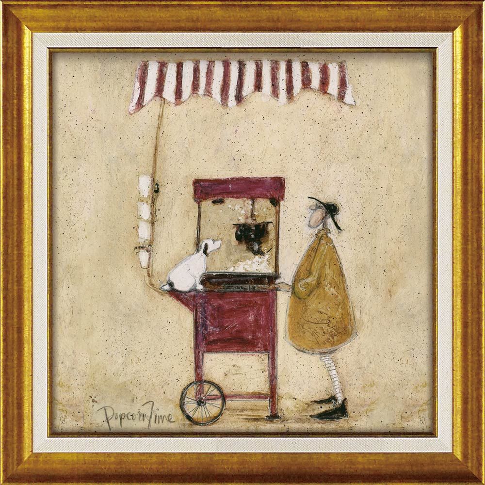 絵画 サム トフト ポップコーン タイム