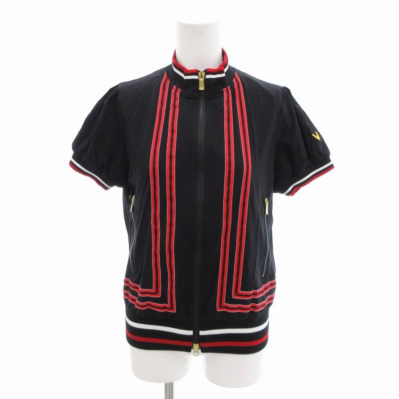 Callaway キャロウェイ ストライプジャケット 2L (XL) ジャージ キャロウェイ CALLAWAY 美品 トラックジャケット ジャージ