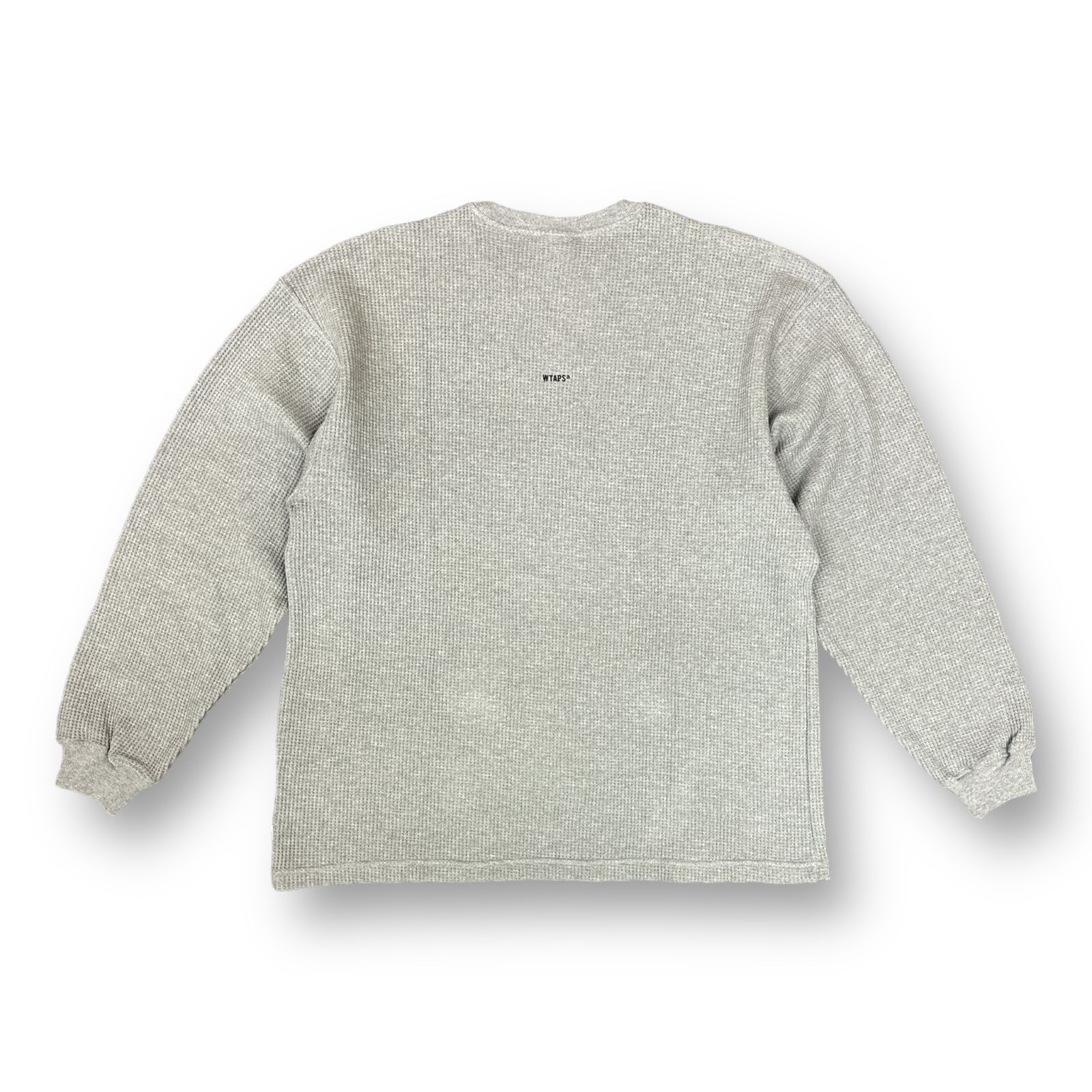 定価18700円 新品 WTAPS 23AW WAFFLE 01 / LS / COTTON. SIGN ワッフル