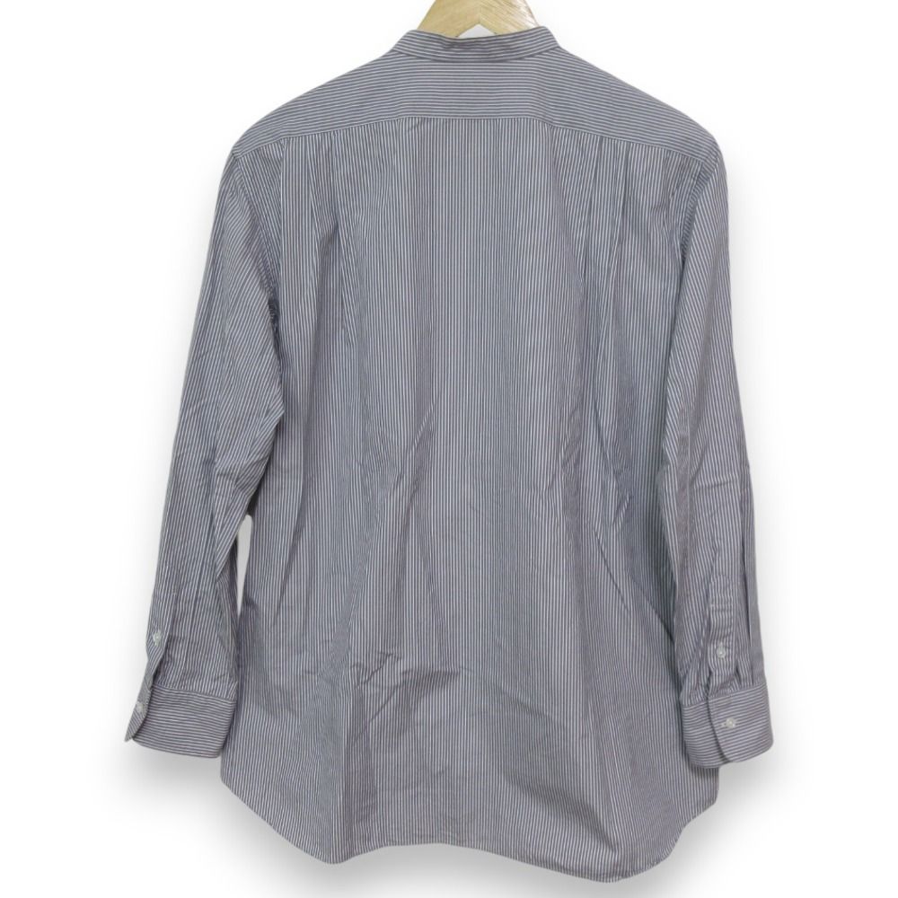 Drawer グレー ボタン付き長袖シャツ Drawer グレー ボタン付き長袖シャツ