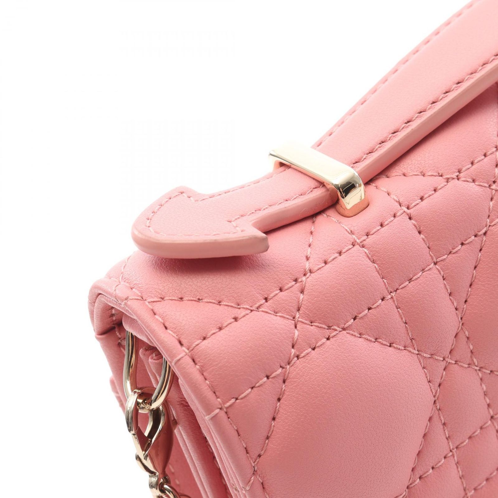ディオール Dior ハンドバッグ My Dior ミニバッグ カナージュ ピンク 