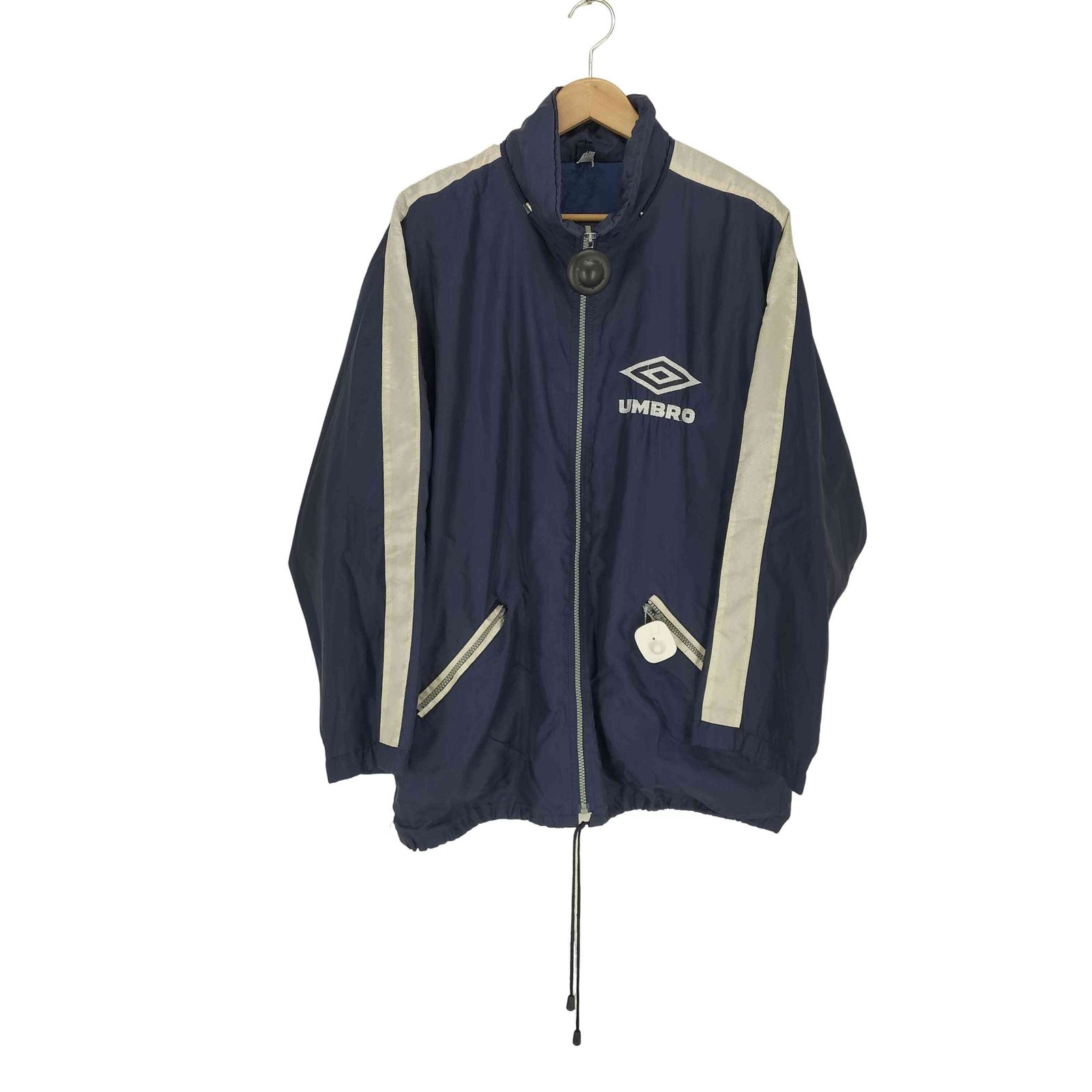 アンブロ UMBRO 90s- リップストップ ダブルダイヤモンド刺繍ナイロン 