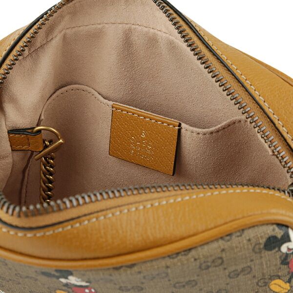 新品 グッチ GUCCI ショルダーバッグ ディズニー x グッチ ベージュ/エボニー 新品 グッチ GUCCI ショルダーバッグ ディズニー x グッチ ベージュ