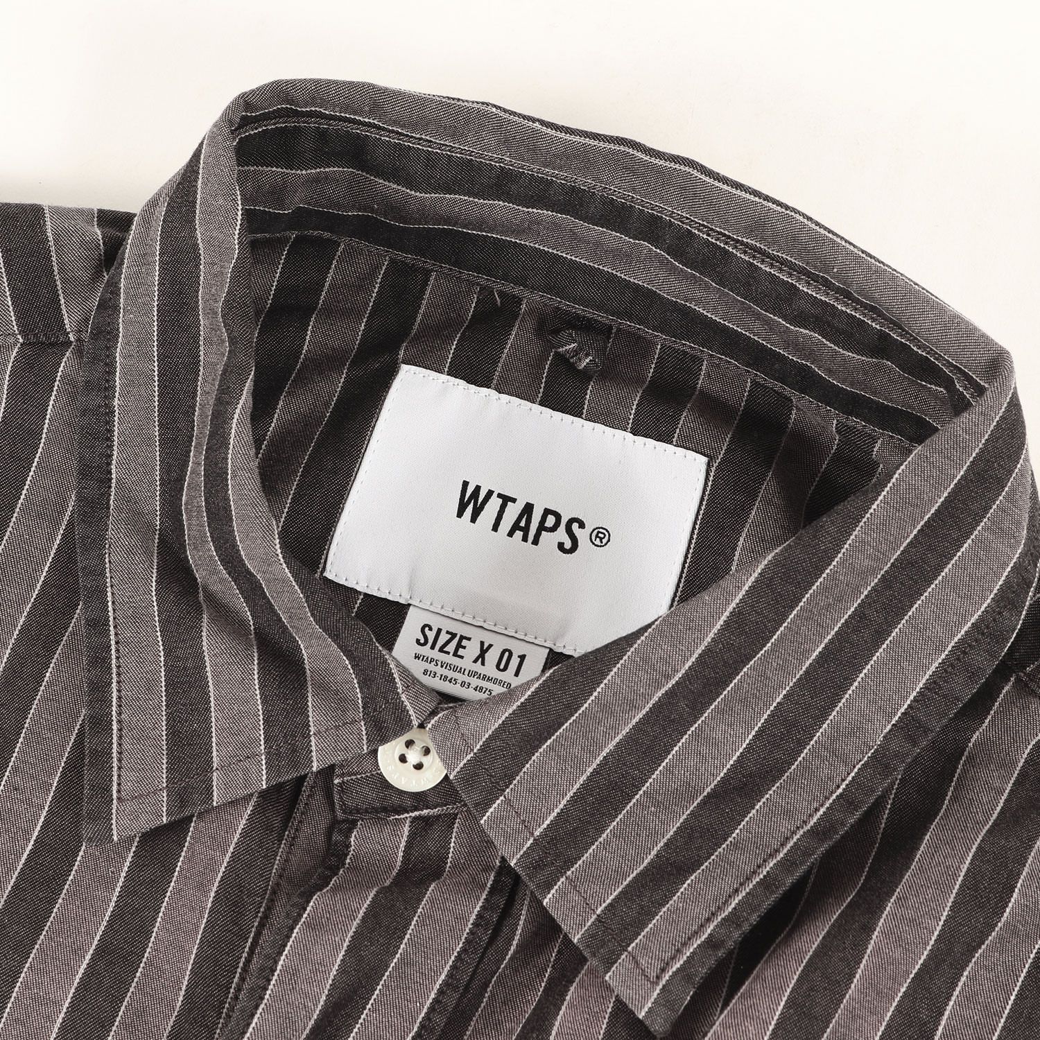 WTAPS® ストライプ長袖シャツ WTAPS 23AW ダブルタップス BD Sサイズ 