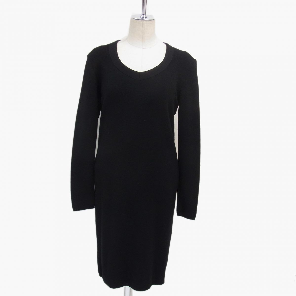 美品 ヴィンテージ◇GIVENCHY スプーンネック ニットワンピース 