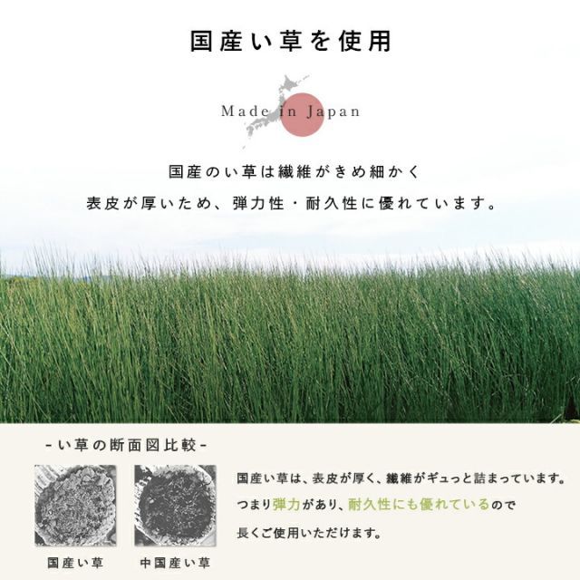 置き畳国産い草簡単和室ベビーキッズプレイマットフロアマット約82×82cm単品