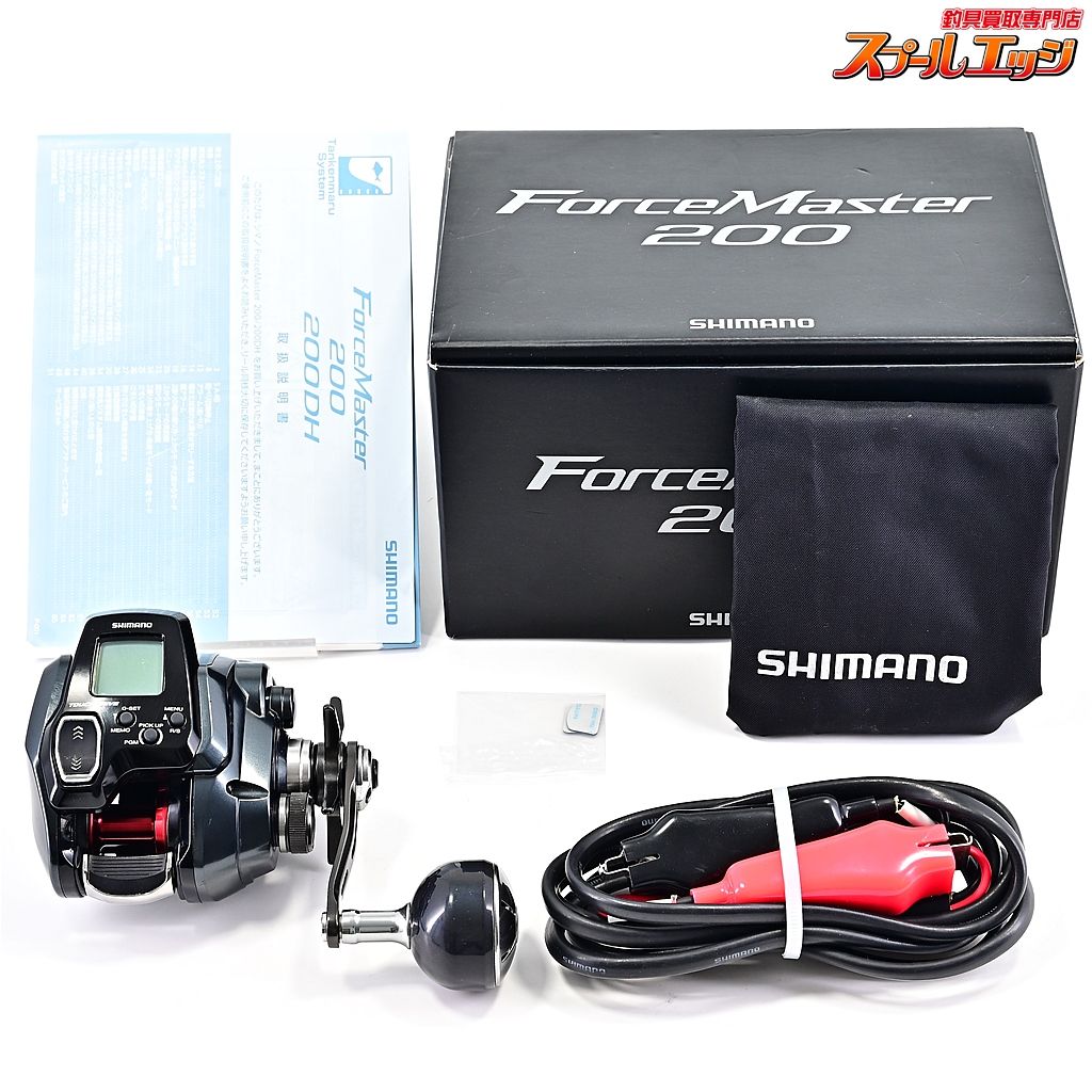 シマノ 21フォースマスター 200 使用距離63.7km 使用194.5時間 SHIMANO FORCE MASTER m39164