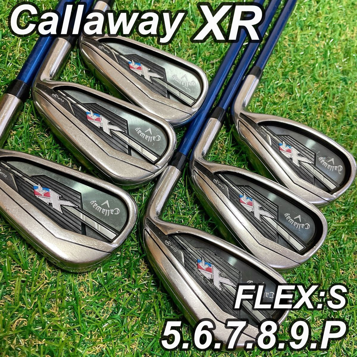 Callaway キャロウェイXR アイアンセット 6本 フレックスS カーボンシャフト 5.6.7.8.9.P 右